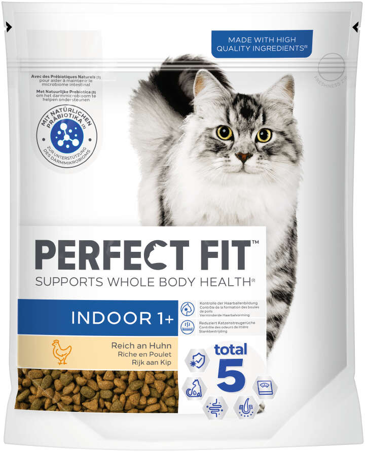 PERFECT FIT Katzen-Trockenfutter Indoor - Mit Huhn